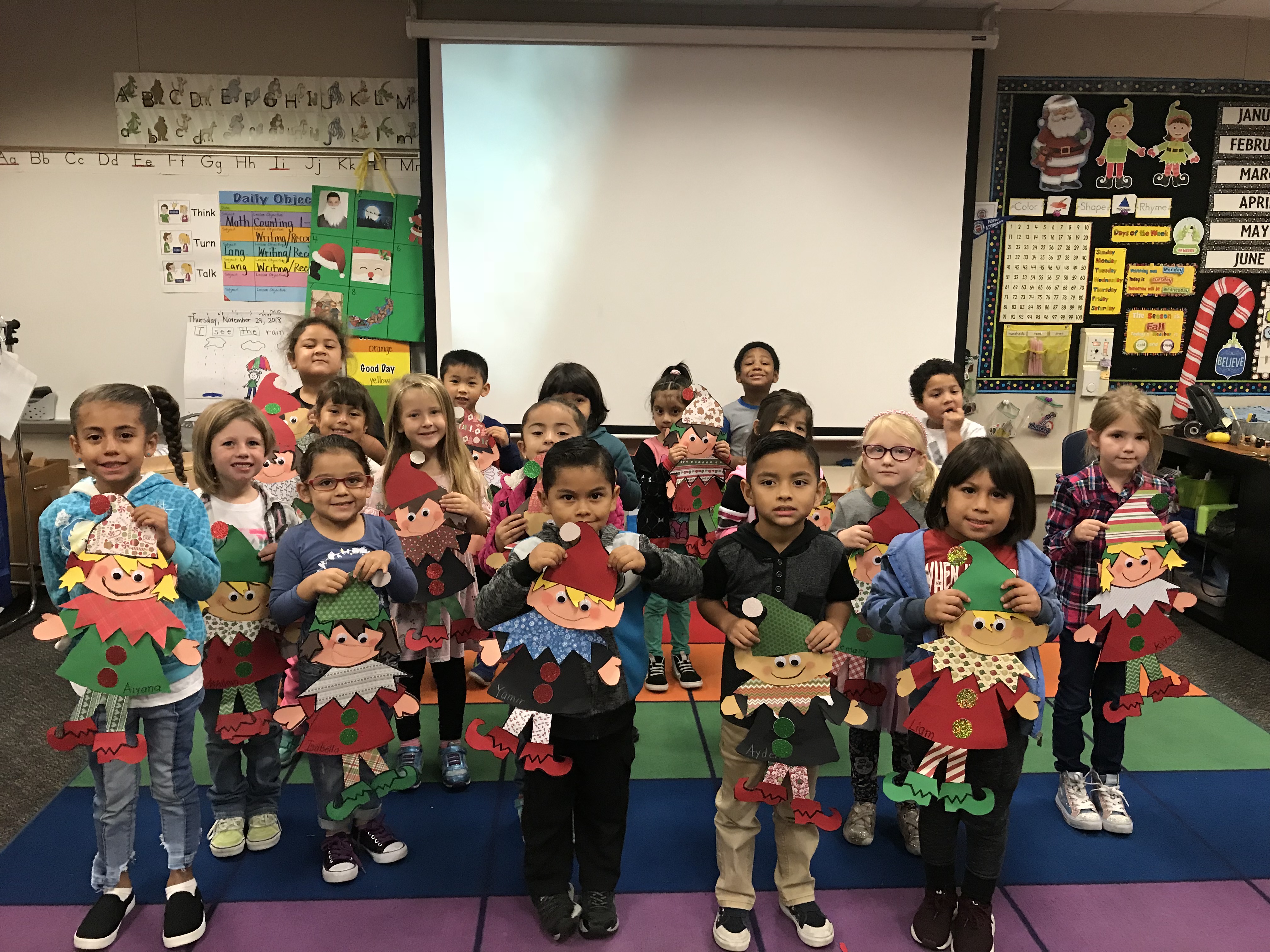 Students Holder Transitional Kindergarten Elves Diversity