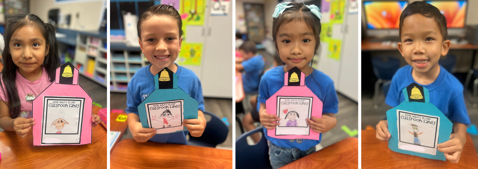 kindergarten students during the first week of school