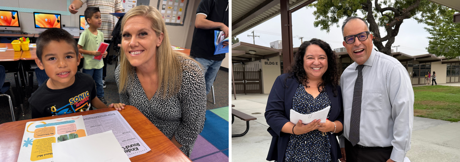 Administrative team members in action